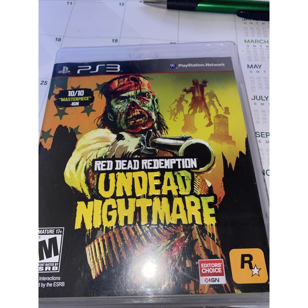 Red Dead Redemption: Undead Nightmare (Sony Playstation 3, PS3, 2010) CIB Tested